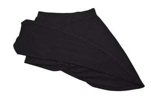 Black Knee Length Skort